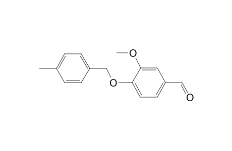 3-Methoxy-4-[(4-methylbenzyl)oxy]benzaldehyde