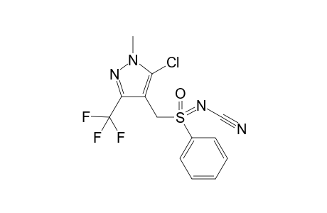 N-Cyano (5-chloro-1-methyl-3-trifluoromethyl-1H-pyrazol-4-yl)methyl phenylsulfoximine