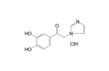 3',4'-dihydroxy-2-(imidazol-1-yl)acetophenone, monohydrochloride