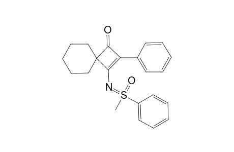 N-(4-Cyclohexanyl-2-phenyl-3-oxocyclobut-1-en-1-yl)-S,S-methylphenylsulfoximine