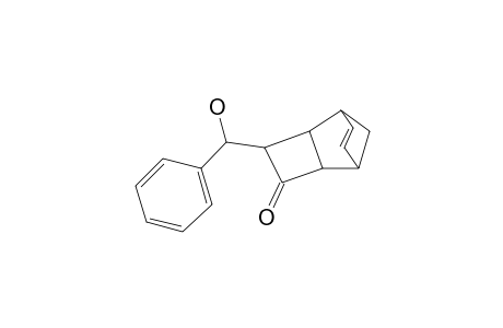 Tricyclo[4.2.1.0(2,5)]non-7-en-3-one, 4-(hydroxyphenylmethyl)-