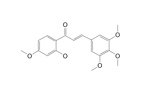 1-(2-Hydroxy-4-methoxyphenyl)-3-(3,4,5-trimethoxyphenyl)prop-2-en-1-one