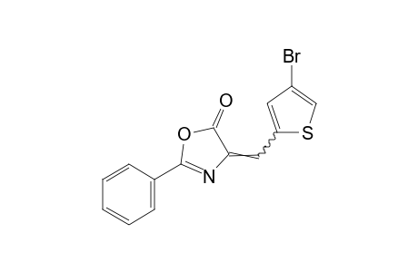 4-(4-bromo-2-thenylidene)-2-phenyl-2-oxazolin-5-one