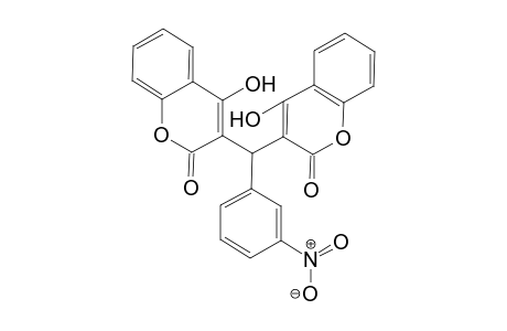 3,3'-(m-Nitrobenzylidene)-bis(4"-hydroxy-2H-[1]benzopyran-2-one]