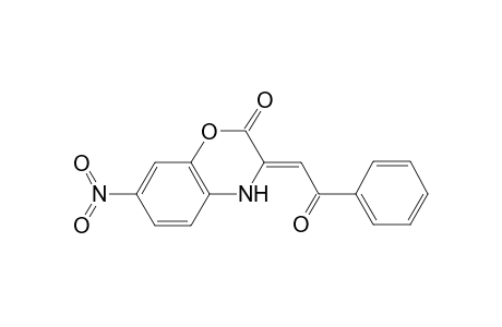 (3Z)-7-Nitro-3-(2-oxo-2-phenylethylidene)-3,4-dihydro-2H-1,4-benzoxazin-2-one