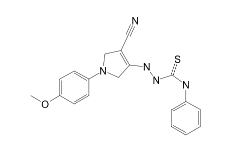 2-[4'-Cyano-1'-(p-methoxyphenyl)-2',5'-dihydro-1H-pyrrol-3'-yl]-N-phenylhydrazine-carbothioamide