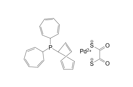 Palladium(II) ethanebis(thioate) tri(cyclohepta-2,4,6-trien-1-yl)phosphane