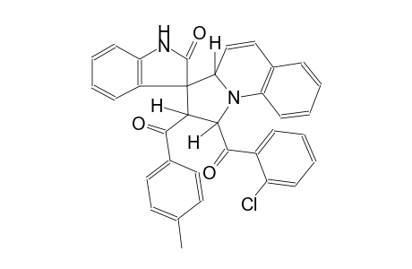 (1'S,2'S,3R,3a'R)-1'-(2-chlorobenzoyl)-2'-(4-methylbenzoyl)-2',3a'-dihydro-1'H-spiro[indoline-3,3'-pyrrolo[1,2-a]quinolin]-2-one