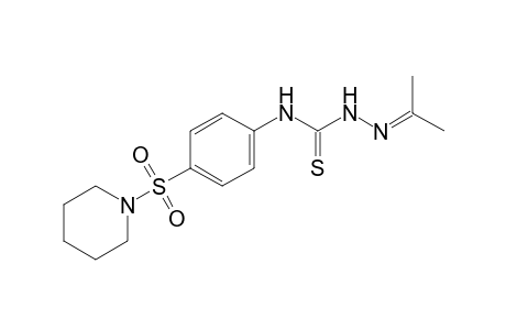 acetone, 4-[p-(piperidinosulfonyl)phenyl]-3-thiosemicarbazone