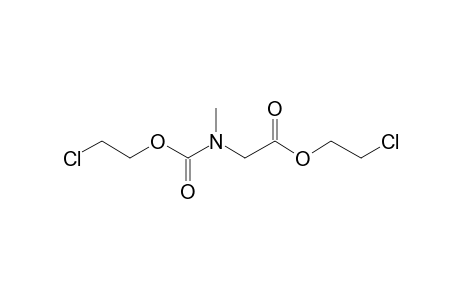 Sarcosine, N-(2-chloroethoxycarbonyl)-, 2-chloroethyl ester