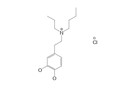 4-[2-(butylpropylamino)ethyl]pyrocatechol, hydrochloride