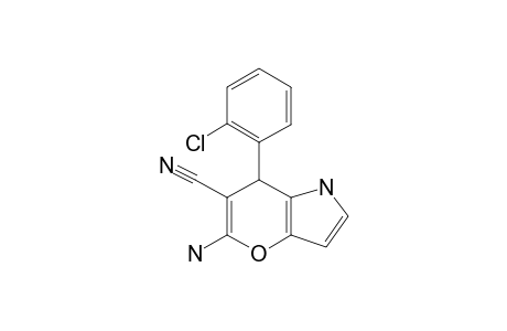 5-AMINO-7-(2-CHLOROPHENYL)-1,7-DIHYDROPYRANO-[3,2-B]-PYRROLE-6-CARBONITRILE