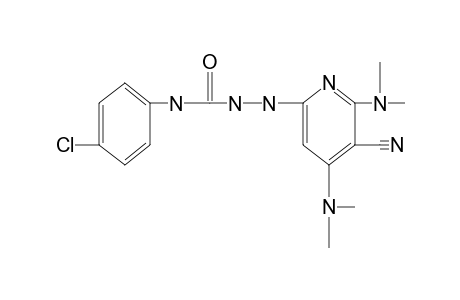 1-[4,6-bis(dimethylamino)-5-cyano-2-pyridyl]-4-(p-chlorophenyl)semicarbazide
