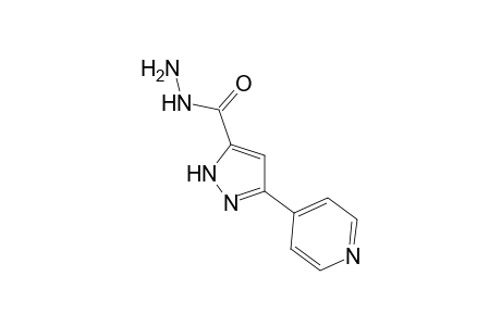 2H-Pyrazole-3-carboxylic acid, 5-pyridin-4-yl-, hydrazide