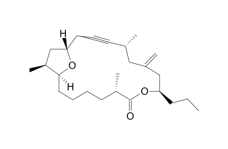 (1S,6S,9R,13R,17R,19S)-6,13,19-Trimethyl-11-methylidene-9-propyl-8,20-dioxabicyclo[15.2.1]icos-14-yn-7-one