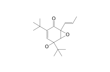 2,4-ditert-butyl-2-hydroxy-6-[(E)-prop-1-enyl]-7-oxabicyclo[4.1.0]hept-3-en-5-one