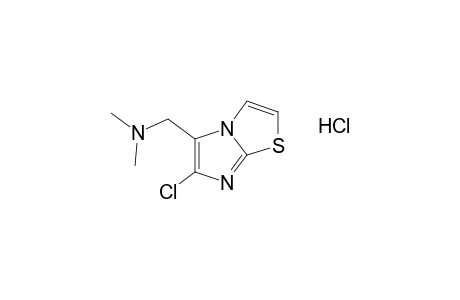 6-chloro-5-[(dimethylamino)methyl]imidazo[2,1-b]thiazole, monohydrochloride