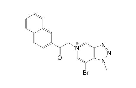 7-bromo-1-methyl-5-[2-(2-naphthyl)-2-oxoethyl]-1H-[1,2,3]triazolo[4,5-c]pyridin-5-ium