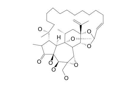 1,2-DIHYDRO-5-BETA,21-ALPHA-DIHYDROXY-21-METHYL-6-ALPHA,7-ALPHA-EPOXY-9,13,14-ORTHO-1-ALPHA-(33E-PENTADECENOATE)-RESINIFERONOL-36-OIC-ACID