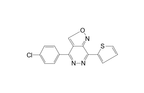 Isoxazolo[3,4-d]pyridazine, 4-(4-chlorophenyl)-7-(2-thienyl)-