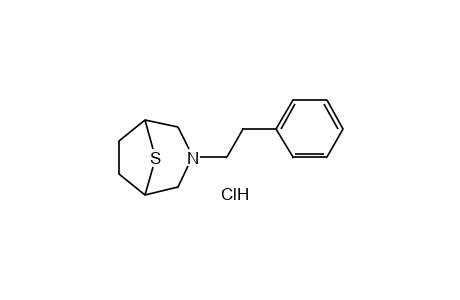 3-phenethyl-8-thia-3-azabicyclo[3.2.1]octane, hydrochloride