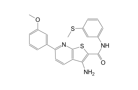 3-amino-6-(3-methoxyphenyl)-N-[3-(methylsulfanyl)phenyl]thieno[2,3-b]pyridine-2-carboxamide