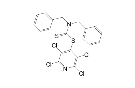 2,3,5,6-TETRACHLORO-4-PYRIDYL-N,N-DIBENZYLDITHIOCARBAMATE