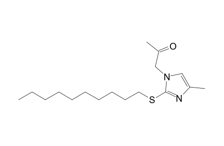 1-(Acetylmethyl)-4-methyl-2-decylthioimidazole