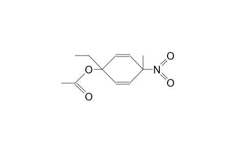 1-ETHYL-4-METHYL-4-NITRO-CYCLOHEXA-2,5-DIENYL-ACETATE;(DIASTEREOMER-A)