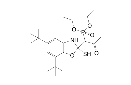 Diethyl (1-(5,7-di-tert-butyl-2-mercapto-2,3-dihydrobenzo[d]oxazol-2-yl)-2-oxopropyl)-phosphonate
