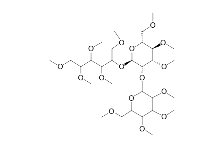 Mannitol, o-2,3,4,6-tetra-o-methyl-.alpha.-D-mannopyranosyl-(1.fwdarw.2)-o-3,4,6-tri-o-methyl-.alpha.-D-mannopyranosyl-(1.fwdarw.2)-1,3,4,5,6-penta-o-methyl-, D-