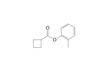 Cyclobutanecarboxylic acid, 2-methylphenyl ester