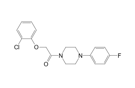 1-[(2-Chlorophenoxy)acetyl]-4-(4-fluorophenyl)piperazine