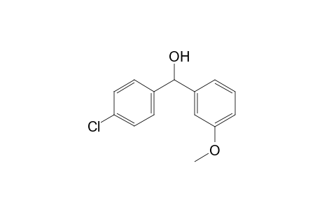 (4-chlorophenyl)(3-methoxyphenyl)methanol