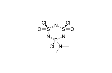 1(ALPHA),3(ALPHA),5(ALPHA)-1,3,5-TRICHLORO-5-DIMETHYLAMINO-1(LAMBDA-6),3(LAMBDA-6),2,4,6,5(LAMBDA-5)-DITHIATRIAZAPHOSPHORINE-1,3-DIOXIDE