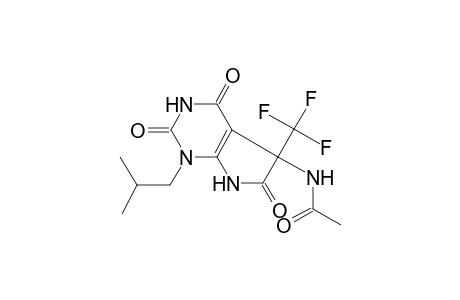 Acetamide, N-(1-isobutyl-2,4,6-trioxo-5-trifluoromethyl-2,3,4,5,6,7-hexahydro-1H-pyrrolo[2,3-d]pyrimidin-5-yl)-