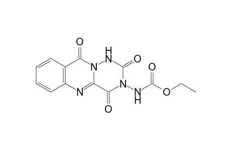 3-Carbethoxyamino-1H,3H-[1,2,4]triazino[6,1-b]quinazolin-2,4,10-trione