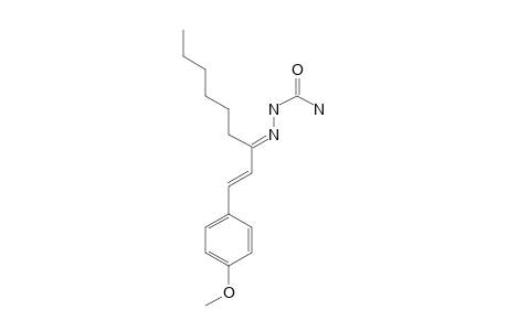 1-Nonen-3-one, 1-(p-methoxyphenyl)-, semicarbazone