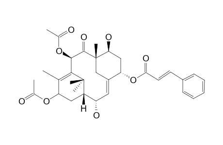 5-ALPHA-CINNAMYLOXY-10-BETA,13-ALPHA-DIACETOXY-2(3-20)-ABEOTAXA-2-ALPHA,7-BETA-DIHYDROXY-4(20),11-DIEN-9-ONE