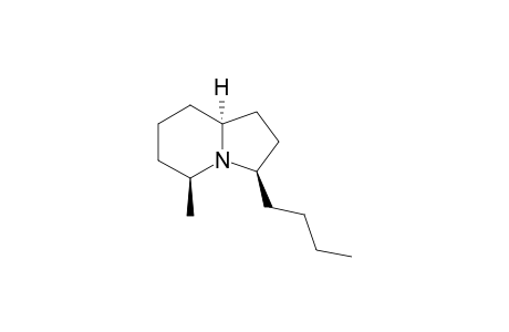 MONOMORINE-I;(3R,5S,8AS)-3-BUTYL-5-METHYLINDOLIZIDINE