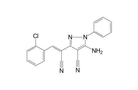 5-Amino-3-[(Z)-2-(2-chlorophenyl)-1-cyano-vinyl]-1-phenyl-pyrazole-4-carbonitrile