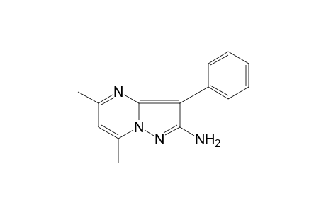 2-amino-5,7-dimethyl-3-phenylpyrazolo[1,5-a]pyrimidine