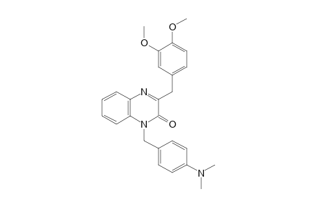 1-[p-(dimethylamino)benzyl]-3-veratryl-2(1H)-quinoxalinone