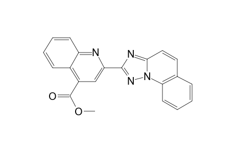 Methyl 2-((1,2,4)triazolo(1,5-A)quinolin-2-yl)-4-quinolinecarboxylate