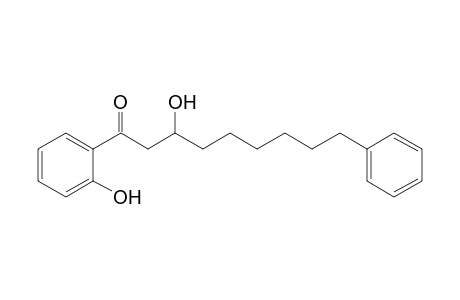 1-(2-hydroxyphenyl)-3-oxidanyl-9-phenyl-nonan-1-one
