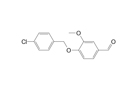 Benzaldehyde, 4-[(4-chlorophenyl)methoxy]-3-methoxy-