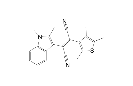 1,2-Dicyano-1-(1,2-dimethyl-3-indolyl)-2-(2,4,5-trimethyl-3-thienyl)ethene