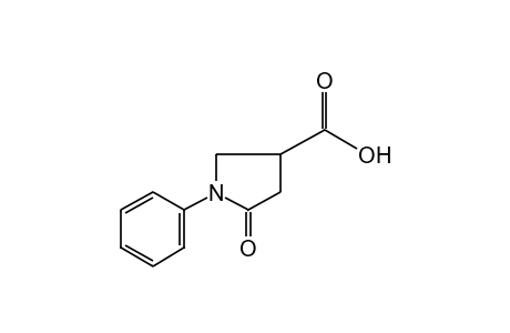 1-phenyl-5-oxo-3-pyrrolidinecarboxylic acid