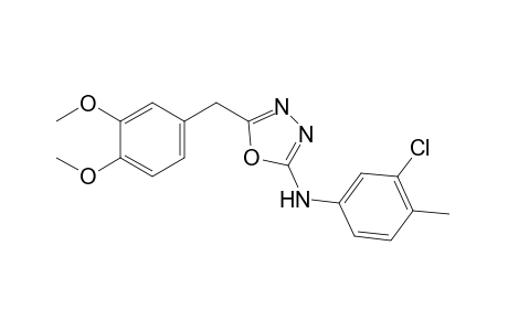 2-(3-chloro-p-toluidino)-5-veratryl-1,3,4-oxadiazole