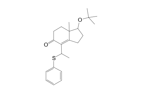 1-(t-Butoxy)-7a-methyl-4-[1'-(phenylthio)ethyl]-1,2,3,6,7,7a-hexahydro-5H-inden-5-one`